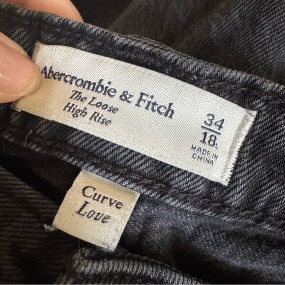 Abercrombie | Long Curve Love The Loose High Rise Jeans - Picture 6 of 7